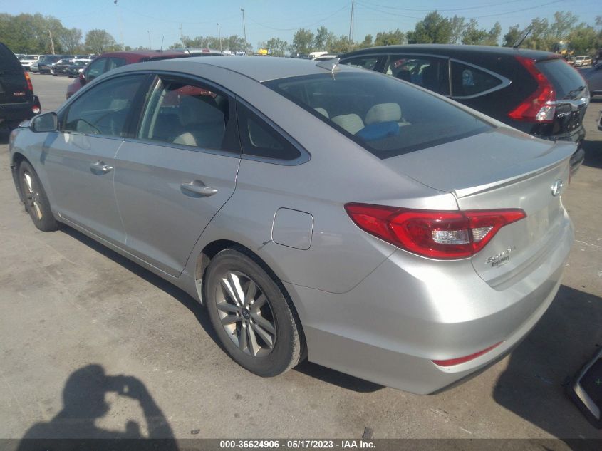2017 HYUNDAI SONATA 2.4L - 5NPE24AF8HH501209