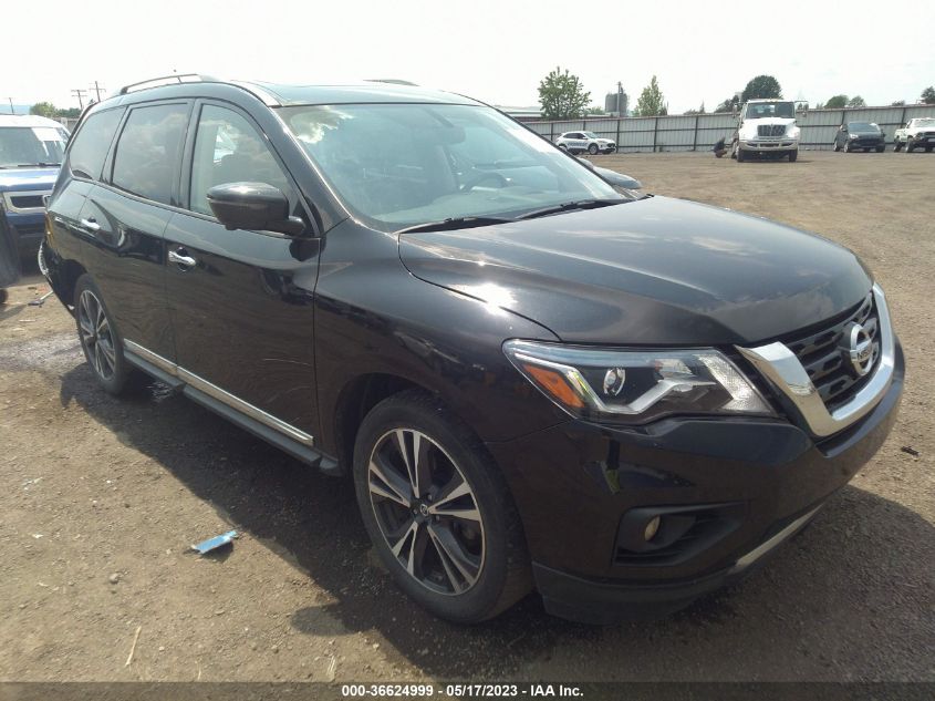 2018 NISSAN PATHFINDER PLATINUM - 5N1DR2MM1JC658258