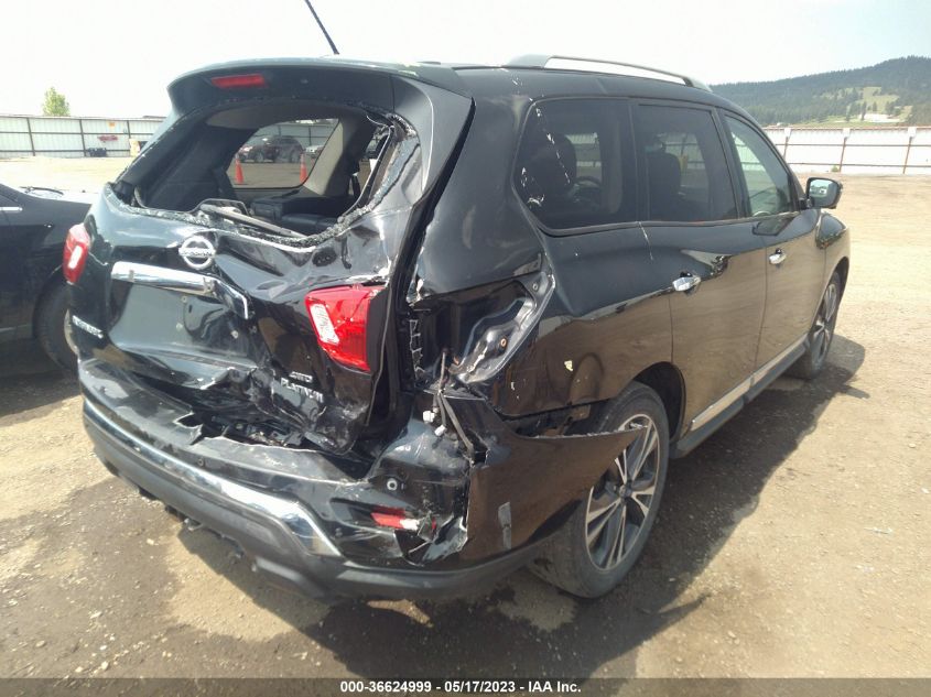 2018 NISSAN PATHFINDER PLATINUM - 5N1DR2MM1JC658258