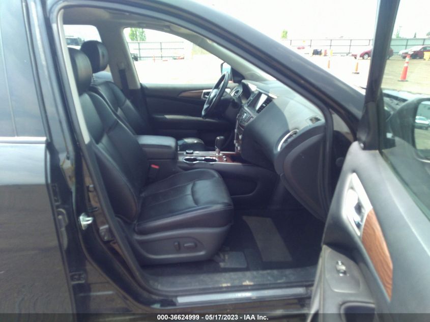 2018 NISSAN PATHFINDER PLATINUM - 5N1DR2MM1JC658258