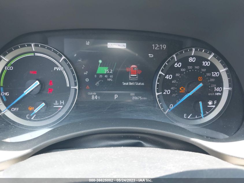2020 TOYOTA HIGHLANDER HYBRID XLE - 5TDGARAH4LS502273