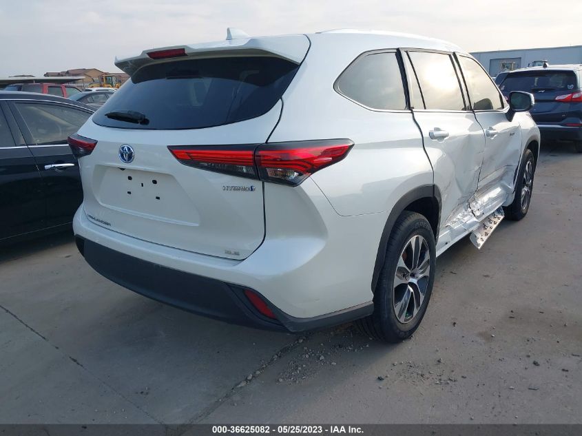 2020 TOYOTA HIGHLANDER HYBRID XLE - 5TDGARAH4LS502273