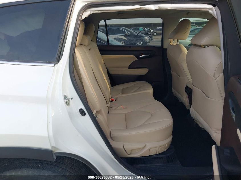 2020 TOYOTA HIGHLANDER HYBRID XLE - 5TDGARAH4LS502273