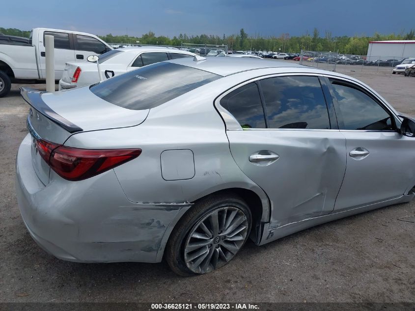 2019 INFINITI Q50 3.0T LUXE - JN1EV7APXKM510396