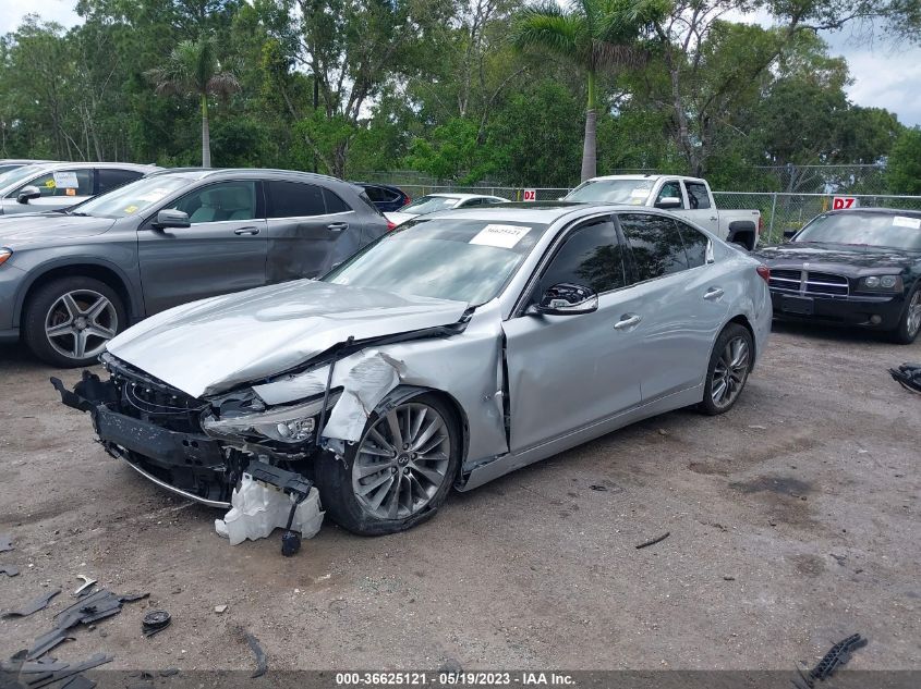 2019 INFINITI Q50 3.0T LUXE - JN1EV7APXKM510396