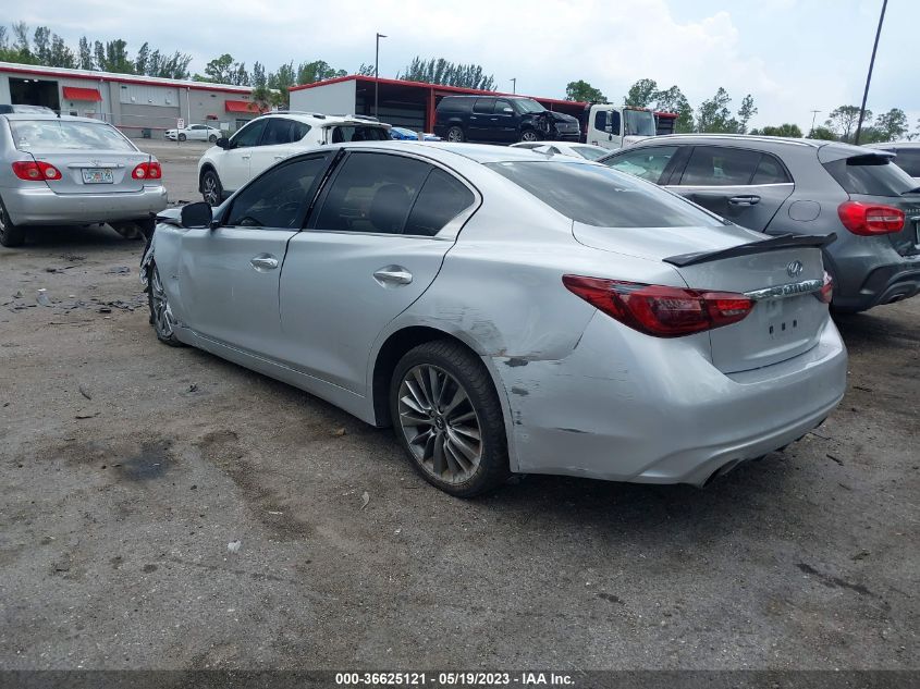 2019 INFINITI Q50 3.0T LUXE - JN1EV7APXKM510396