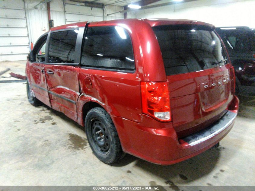 2014 DODGE GRAND CARAVAN AMERICAN VALUE PKG - 2C4RDGBG9ER476663