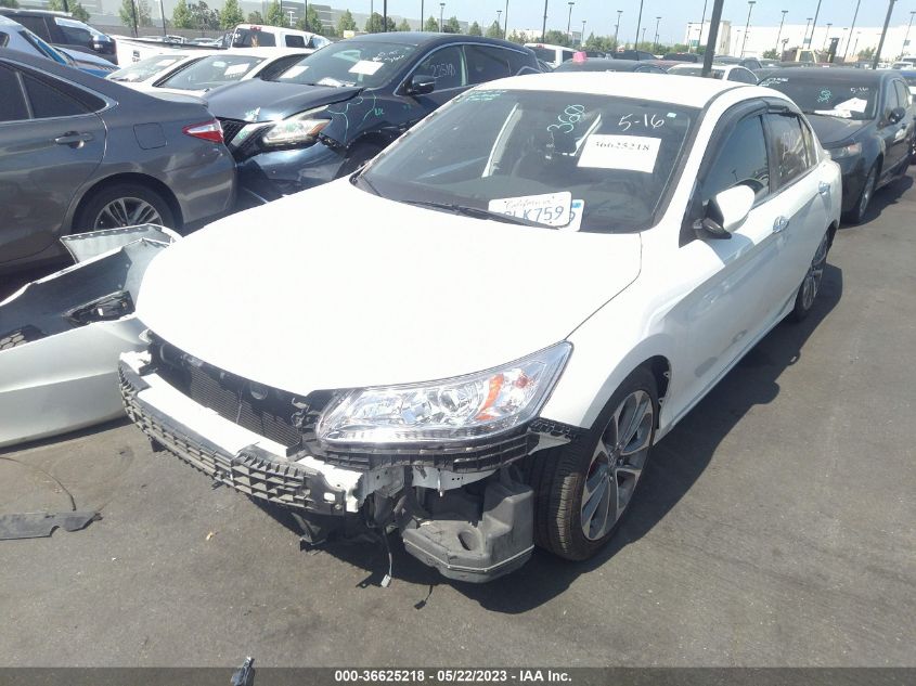 2014 HONDA ACCORD SEDAN SPORT - 1HGCR2F57EA109642