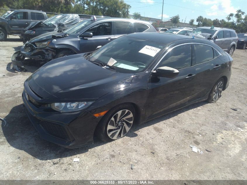 2018 HONDA CIVIC HATCHBACK LX - SHHFK7H23JU234430