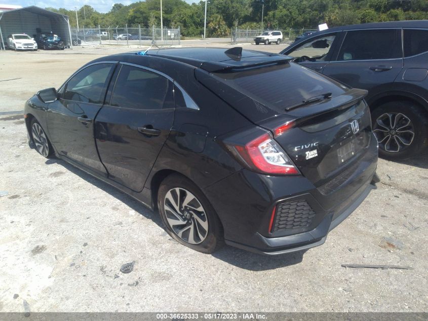 2018 HONDA CIVIC HATCHBACK LX - SHHFK7H23JU234430