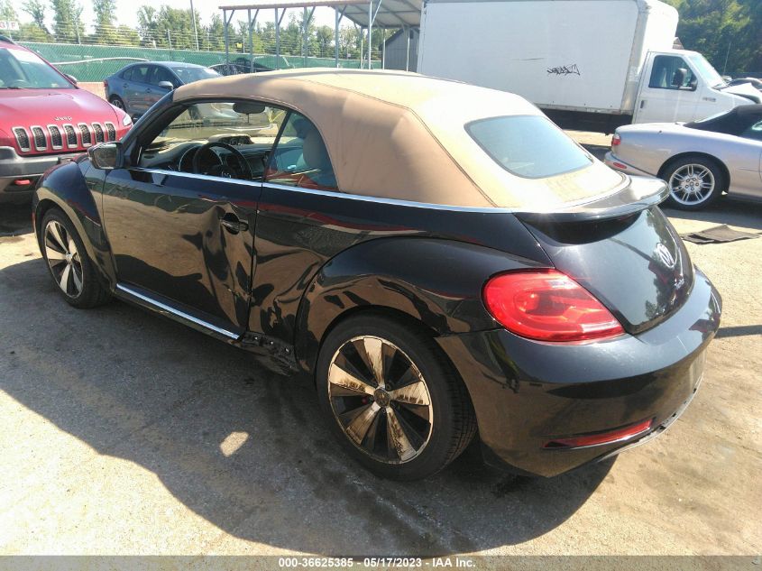 2013 VOLKSWAGEN BEETLE CONVERTIBLE 2.0T 3VW7T7AT1DM827819