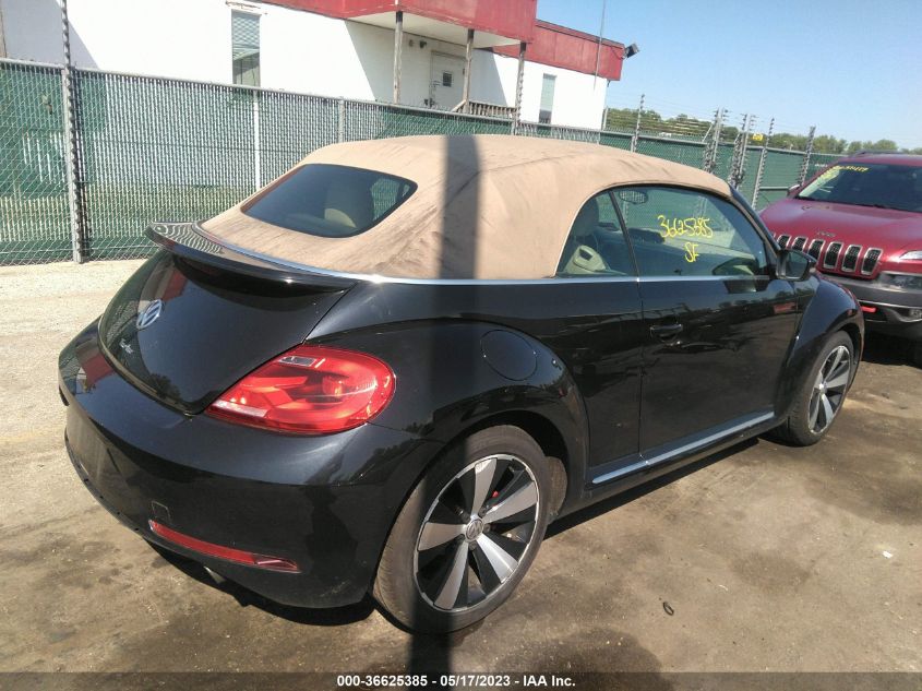 2013 VOLKSWAGEN BEETLE CONVERTIBLE 2.0T 3VW7T7AT1DM827819