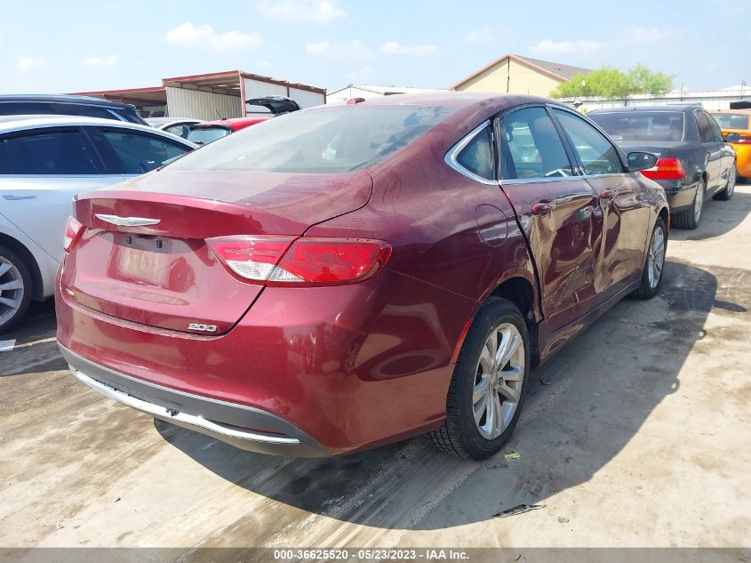 2015 CHRYSLER 200 LIMITED - 1C3CCCAB9FN611814