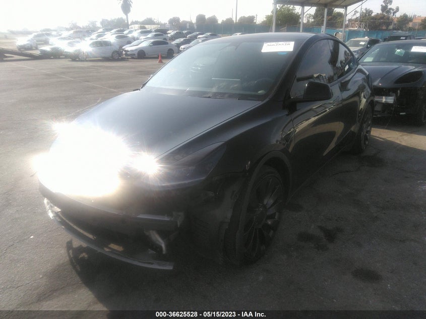 VIN 7SAYGDEF3NF561467 2022 TESLA MODEL Y PERFORMANCE