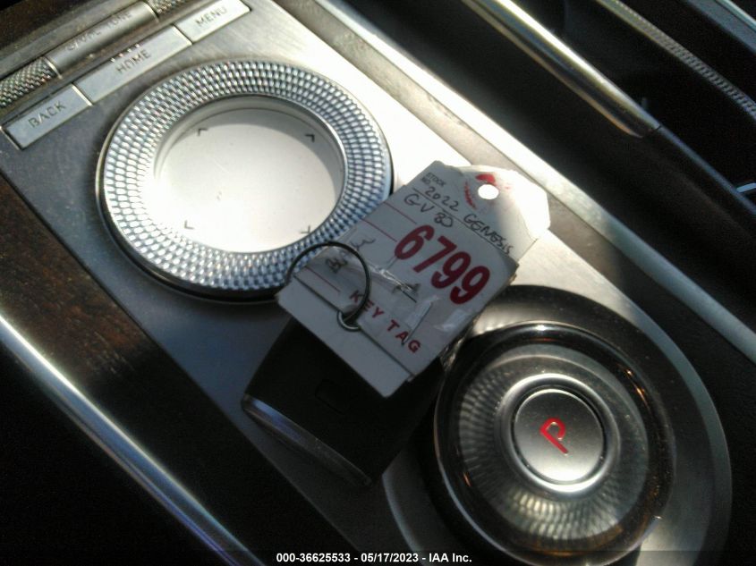 2022 GENESIS GV80 KMUHBDSB3NU077381