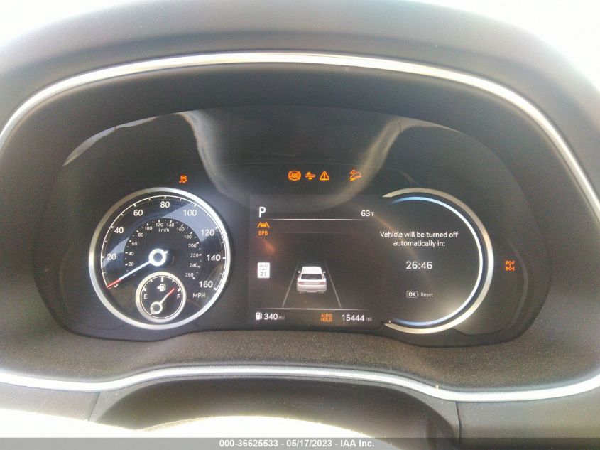 2022 GENESIS GV80 KMUHBDSB3NU077381