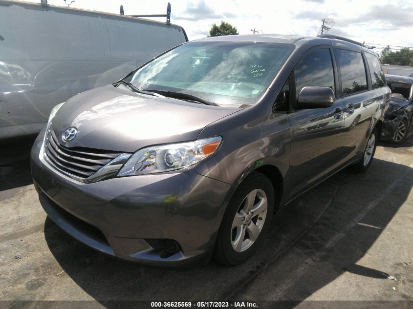 2017 TOYOTA SIENNA LE - 5TDKZ3DC8HS884184