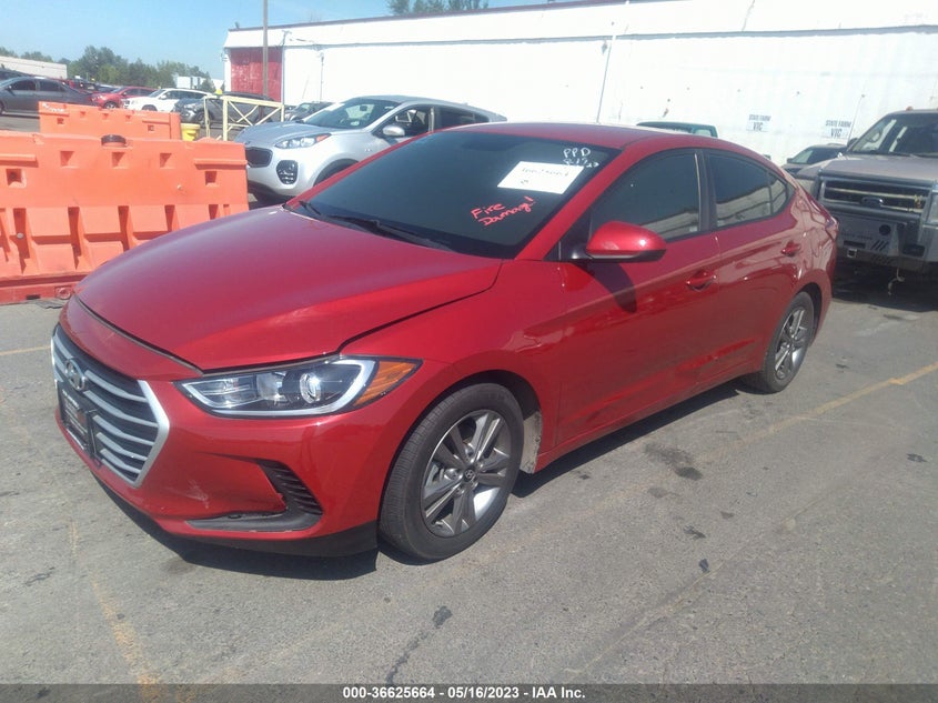 VIN 5NPD84LF8JH390206 2018 HYUNDAI ELANTRA SEL