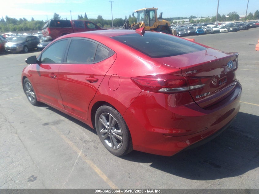 VIN 5NPD84LF8JH390206 2018 HYUNDAI ELANTRA SEL