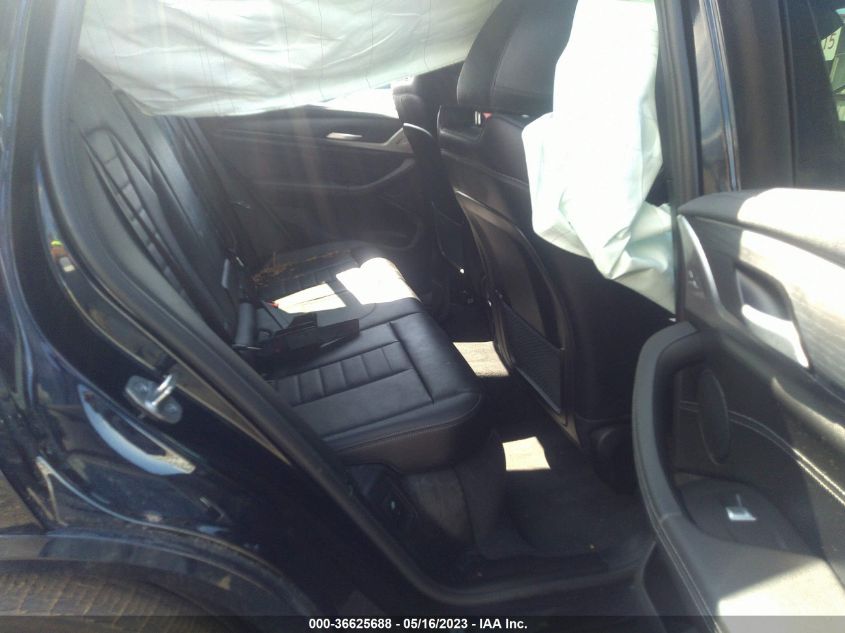 2022 BMW X3 XDRIVE30I - 5UX53DP07N9M67492