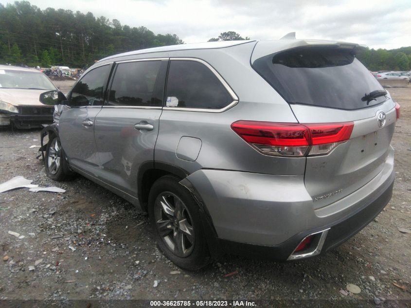 2018 TOYOTA HIGHLANDER LIMITED - 5TDDZRFH1JS894257