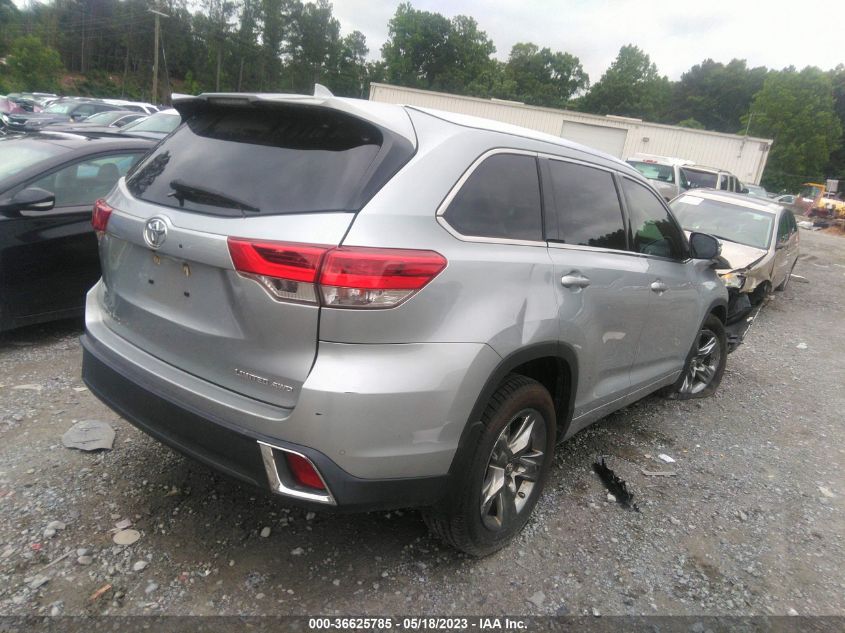 2018 TOYOTA HIGHLANDER LIMITED - 5TDDZRFH1JS894257