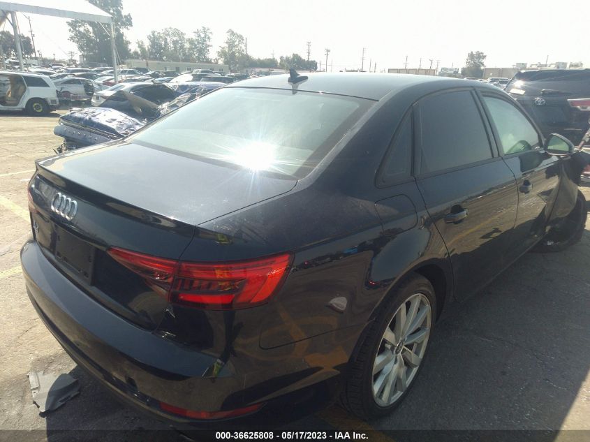 2017 AUDI A4 PREMIUM - WAUGNAF49HN019822