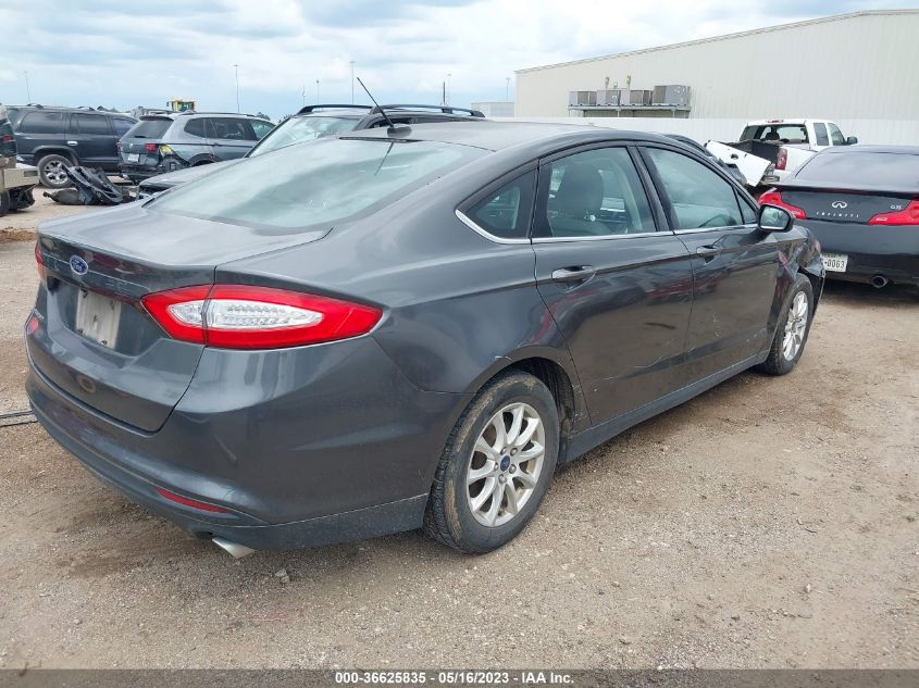 2016 FORD FUSION S - 3FA6P0G74GR154946