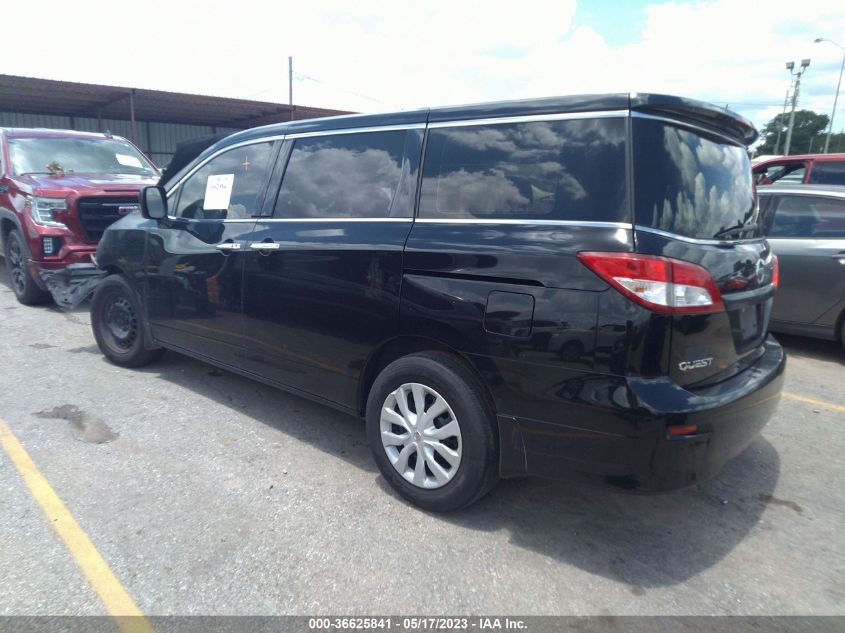2015 NISSAN QUEST S - JN8AE2KP8F9130192