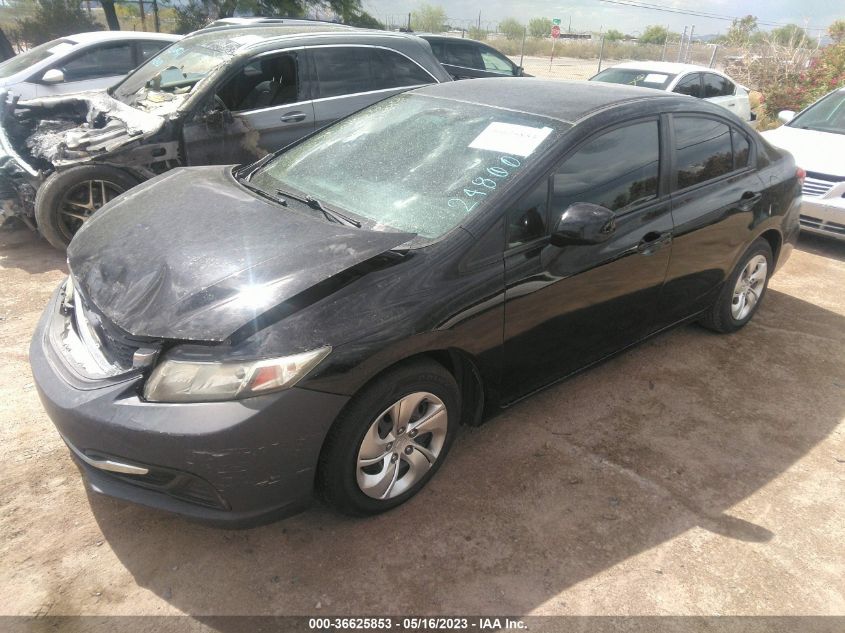 2013 HONDA CIVIC SDN LX - 19XFB2F51DE248001