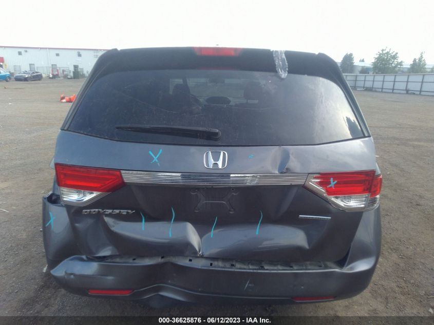 2016 HONDA ODYSSEY SE - 5FNRL5H3XGB014574