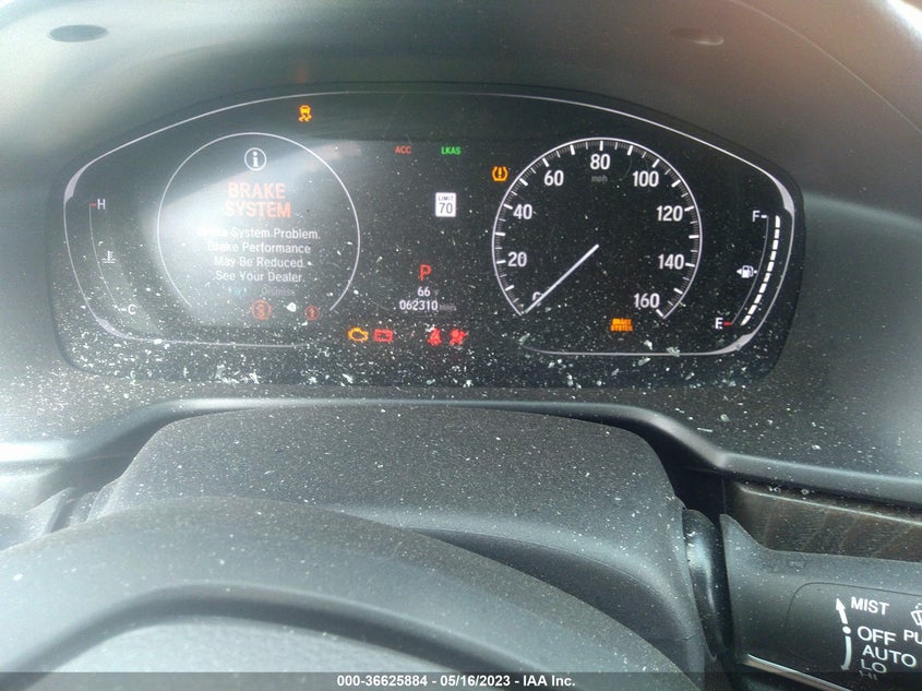 VIN 1HGCV2F95KA020386 2019 HONDA ACCORD SEDAN TOURING 2.0T