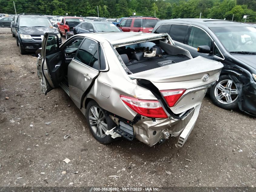 2015 TOYOTA CAMRY XLE/SE/LE/XSE - 4T1BF1FK1FU051381