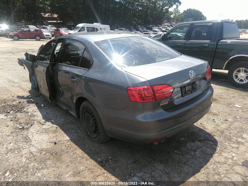 VOLKSWAGEN JETTA SEDAN 2013 VIN 3VW2K7AJ3DM228786