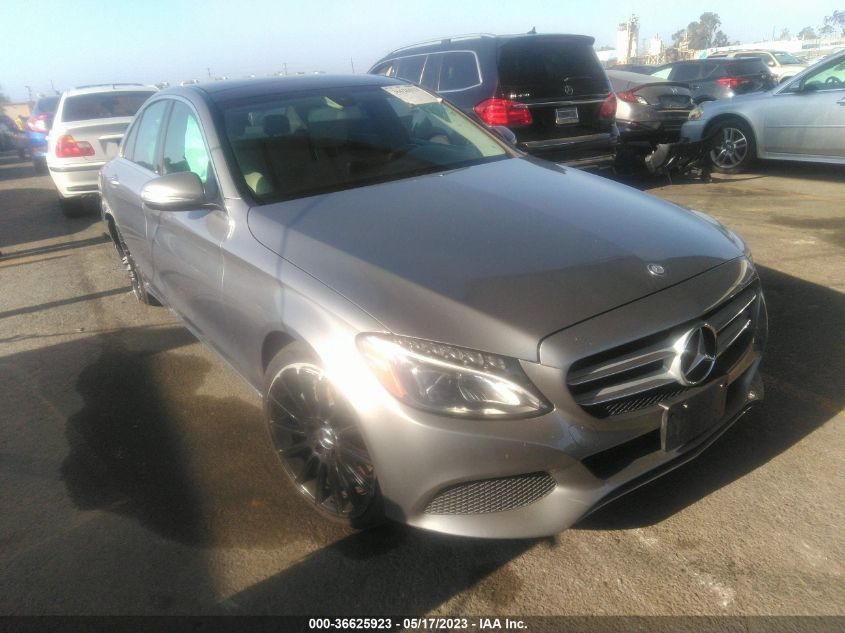 VIN 55SWF4KB2FU014845 2015 MERCEDES-BENZ C no.1