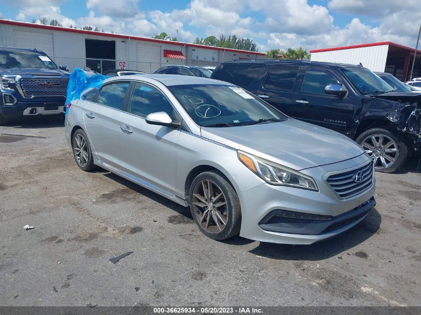 2015 HYUNDAI SONATA 2.0T SPORT - 5NPE34AB6FH240976