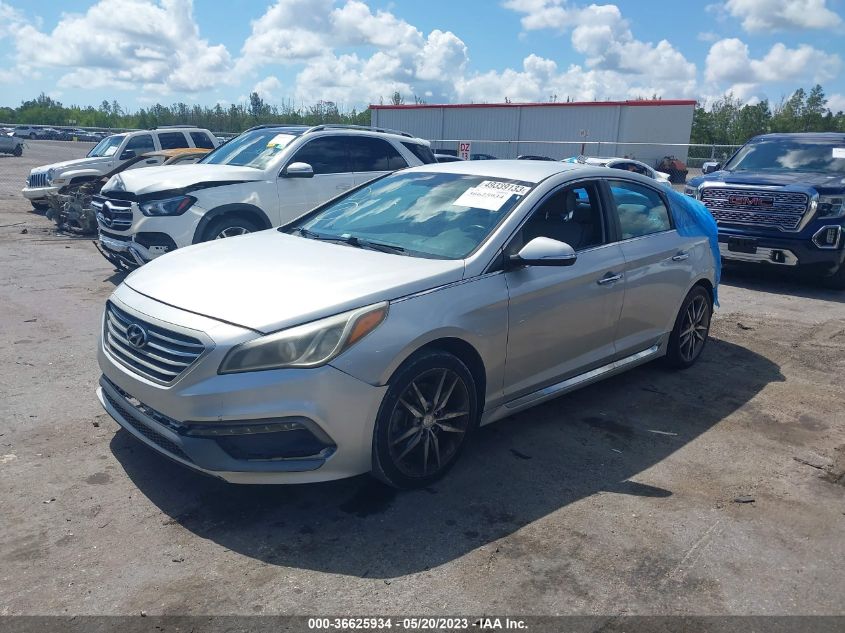 2015 HYUNDAI SONATA 2.0T SPORT - 5NPE34AB6FH240976