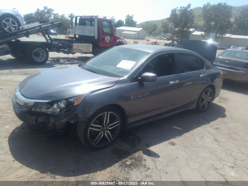 2017 HONDA ACCORD SEDAN SPORT - 1HGCR2F50HA115562