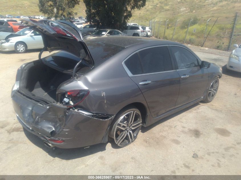 2017 HONDA ACCORD SEDAN SPORT - 1HGCR2F50HA115562