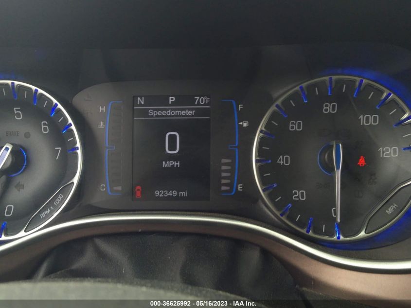 2017 CHRYSLER PACIFICA TOURING - 2C4RC1DG6HR608960