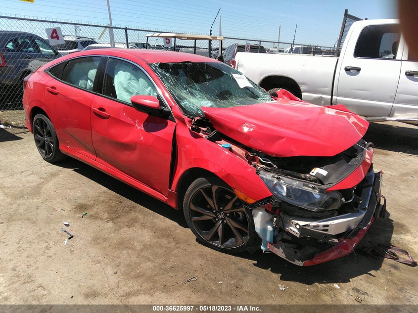 VIN 2HGFC2F80LH565215 2020 HONDA CIVIC SEDAN SPORT