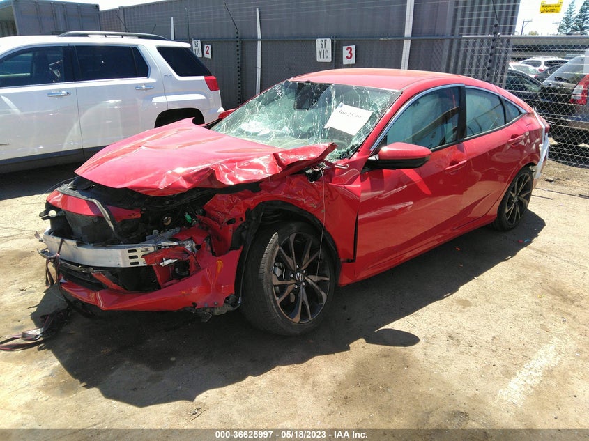 VIN 2HGFC2F80LH565215 2020 HONDA CIVIC SEDAN SPORT