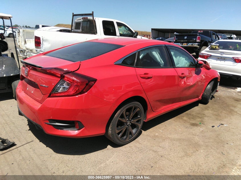 VIN 2HGFC2F80LH565215 2020 HONDA CIVIC SEDAN SPORT