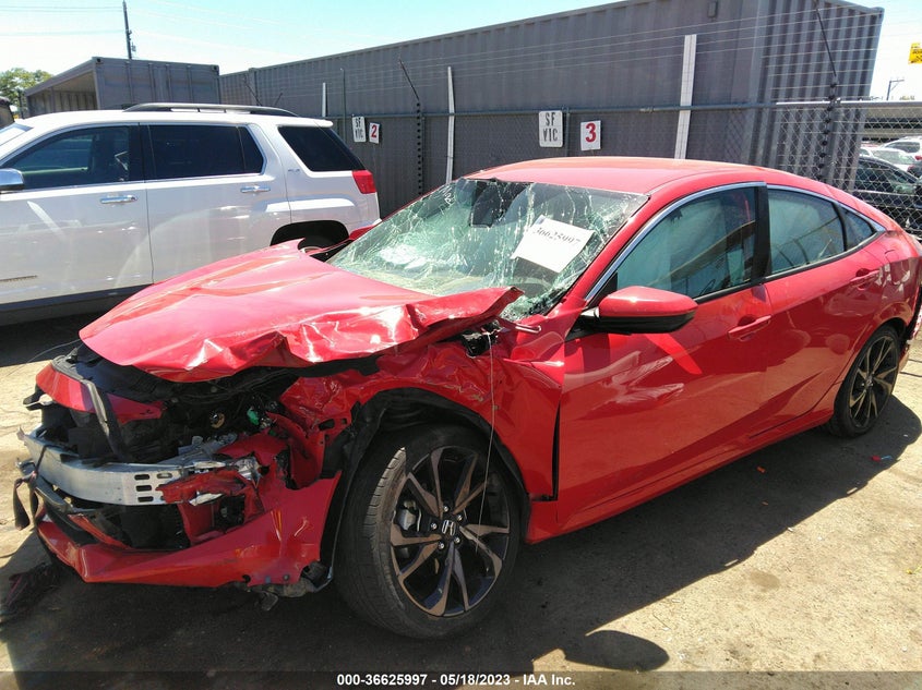 VIN 2HGFC2F80LH565215 2020 HONDA CIVIC SEDAN SPORT