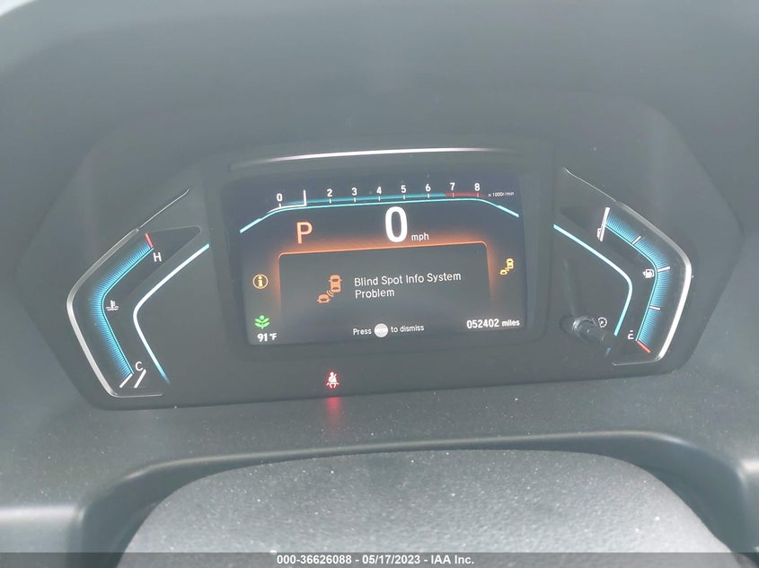 VIN 5FNRL6H72KB004588 2019 HONDA ODYSSEY EX-L