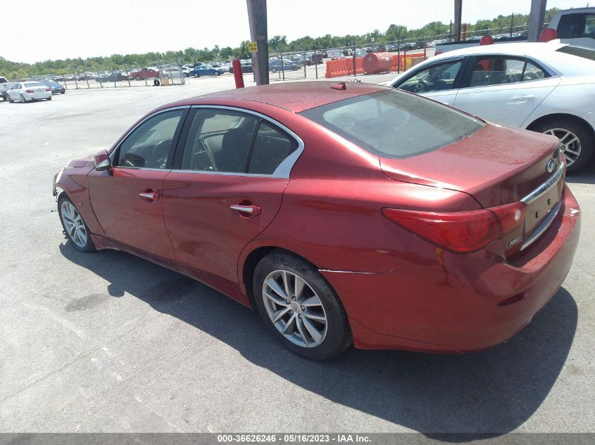 2014 INFINITI Q50 PREMIUM - JN1BV7AR4EM689592