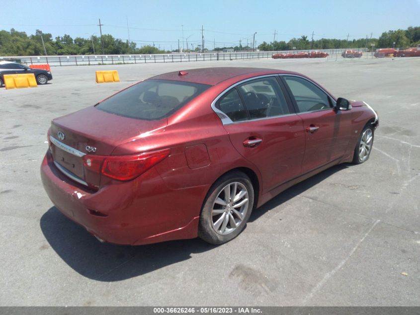 2014 INFINITI Q50 PREMIUM - JN1BV7AR4EM689592