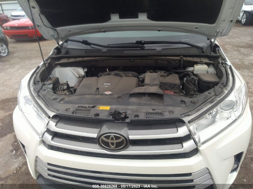 2017 TOYOTA HIGHLANDER XLE/SE - 5TDKZRFHXHS522496