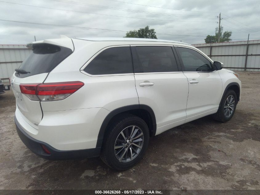 2017 TOYOTA HIGHLANDER XLE/SE - 5TDKZRFHXHS522496