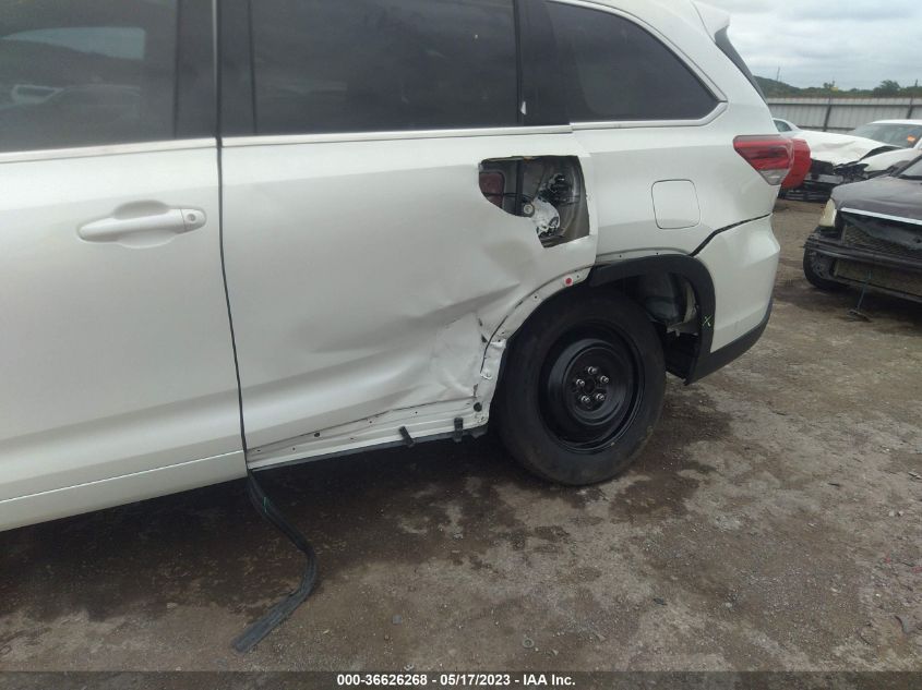 2017 TOYOTA HIGHLANDER XLE/SE - 5TDKZRFHXHS522496